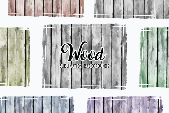 Authentic Texture: Using Distressed Wood Sublimation Backgrounds