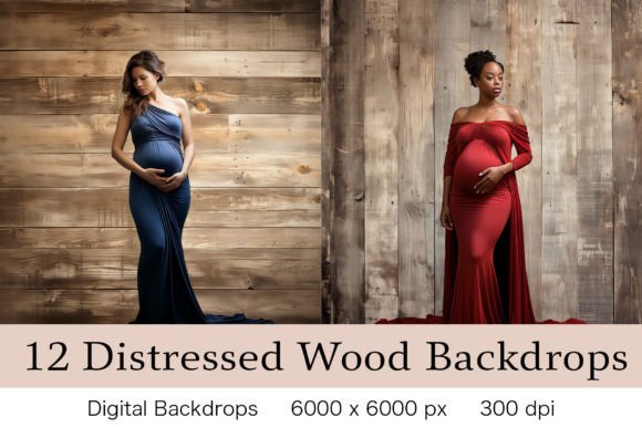 Bring Authentic Texture to Your Projects with Distressed Wood Backgrounds