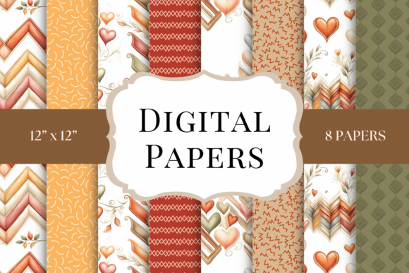 Cozy Earthy Heart Backgrounds: Warmth for Your Projects