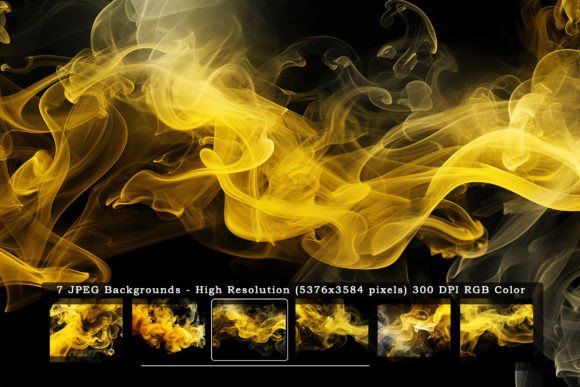 Elevate Your Designs: The Power of Yellow Black Smoke Textures