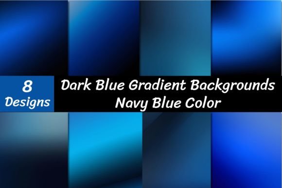 Elevate Your Designs with Navy Blue Gradient Backgrounds