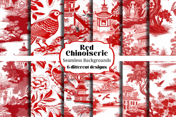 Red & White Chinoiserie Backgrounds: A Designer's Pattern Guide