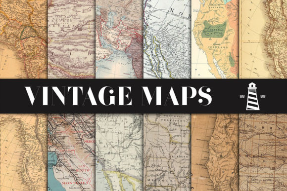 Timeless Cartography for Modern Design: Vintage Maps Backgrounds