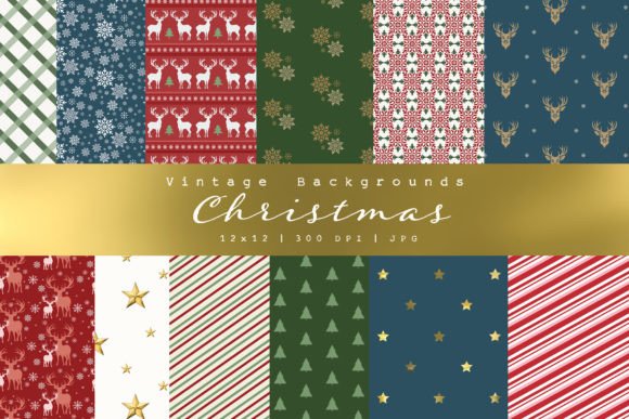 Timeless Charm: Using Vintage Christmas Backgrounds in Your Projects