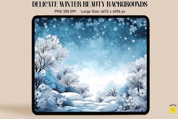 Winter Border Backgrounds: A Designer's Toolkit for Serene Scenes